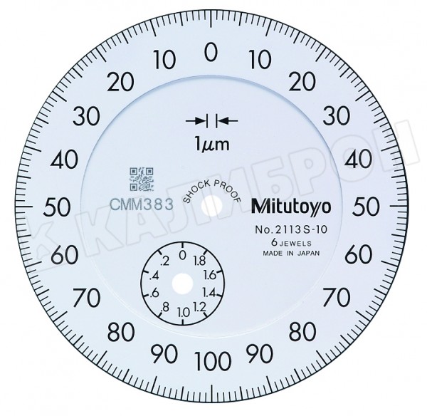 Индикатор час. типа ИЧ-  2 0,001 б/уш. ударопроч. 2113SB-10 Mitutoyo