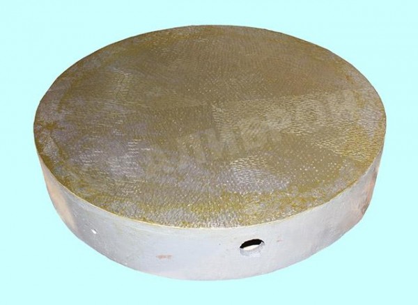 Плита чугунная круглая d1000х180мм поверочная и разметочная шаброванная кл. точн. 2 "TLX"