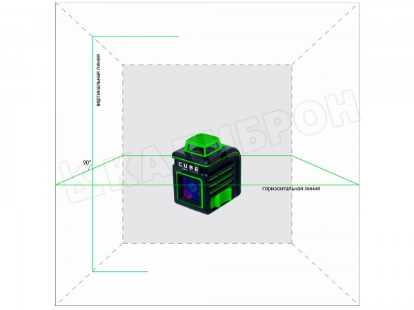 Лазерный уровень ADA CUBE 360 GREEN Ultimate Edition (Online product) А00470