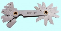 Набор резьбовых шаблонов для дюймовой резьбы UNC 60° из 21шт. (4-64) "CNIC"