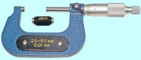 Микрометр Гладкий МК- 50   25- 50 мм (0,01) кл.т.1 тв.сплав "CNIC" (Шан 400-110)