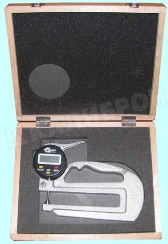 Толщиномер индикаторный электронный (0-10мм), цена дел. 0,001мм, L120мм "CNIC" (Шан 580-251)