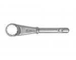 Ключ накидной односторонний 36 усиленный с рукояткой HORTZ